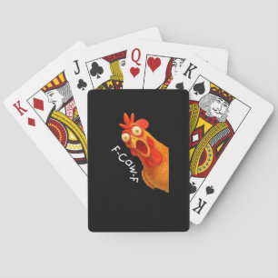 F-Caw-F Chicken Essential Minimal Clean Playing Cards