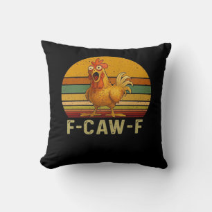F-Caw-F Chicken Essential Retro Classic Cushion