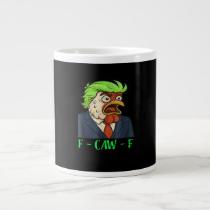 F-Caw-F Chicken Essential Simple Clean Large Coffee Mug
