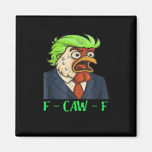 F-Caw-F Chicken Essential Simple Clean Magnet