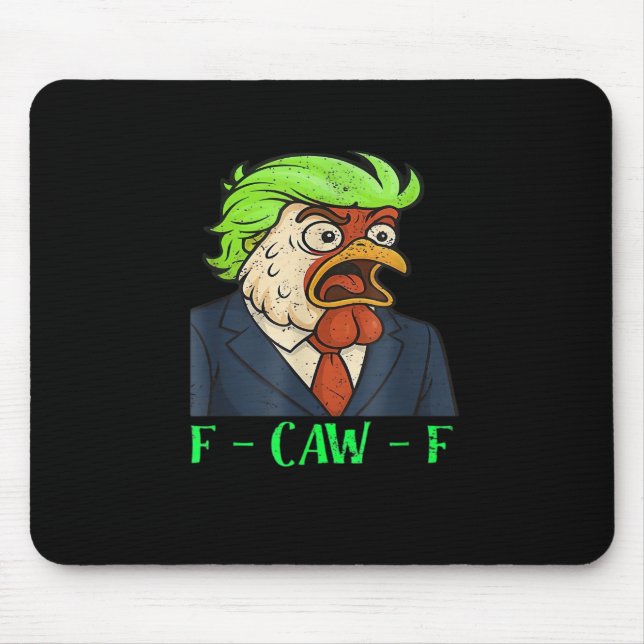 F-Caw-F Chicken Essential Simple Clean Mouse Mat (Front)