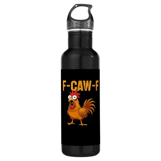 F-Caw-F-Chicken Essential Simple Design 710 Ml Water Bottle (Front)