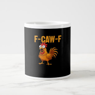F-Caw-F-Chicken Essential Simple Design Large Coffee Mug