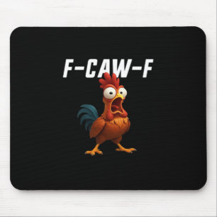 F-Caw-F Chicken Funny Chicken F-Caw-F Gear Retro C Mouse Mat