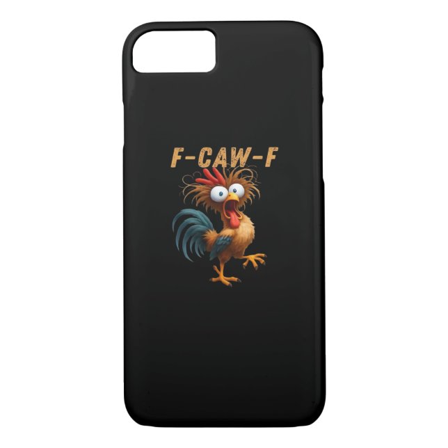 F-Caw-F Chicken Humour Case-Mate iPhone Case (Back)