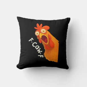 F-Caw-F Chicken Retro Classic Cushion