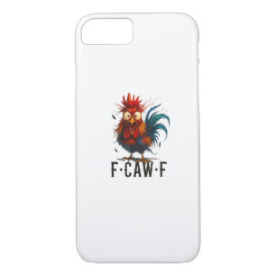 F-Caw-F Chicken Rooster Funny Meme iPhone 8/7 Case