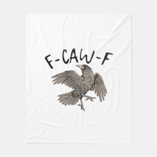 F-Caw-F Classic Aesthetic Casual Fleece Blanket