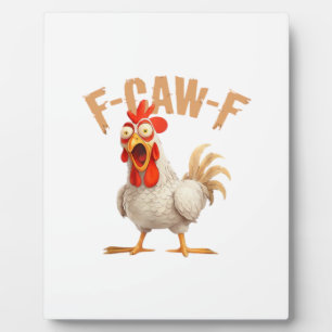F-Caw-F Classic Aesthetic Style Plaque