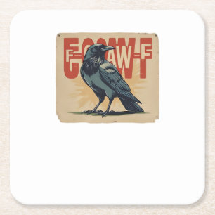 F-Caw-F Classic Classic Unique Square Paper Coaster