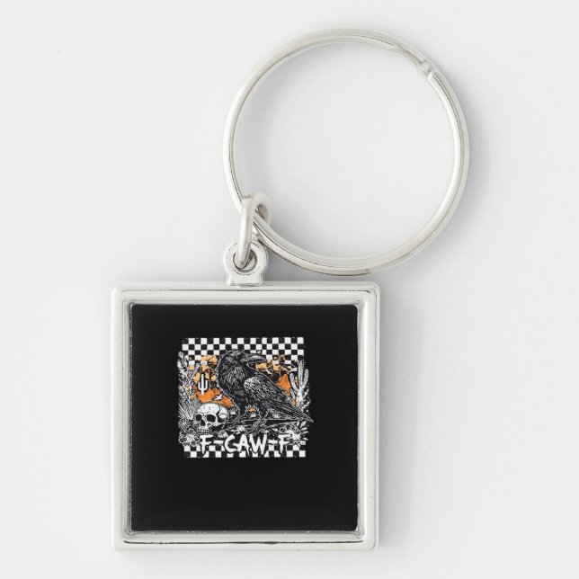 F-Caw-F Classic Cool Key Ring (Front)