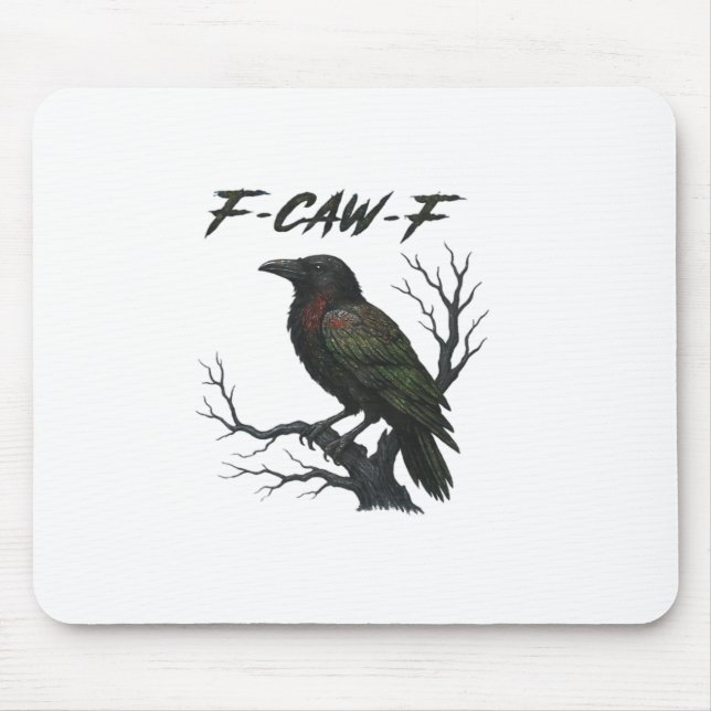 F-Caw-F Classic Cool Mouse Mat (Front)