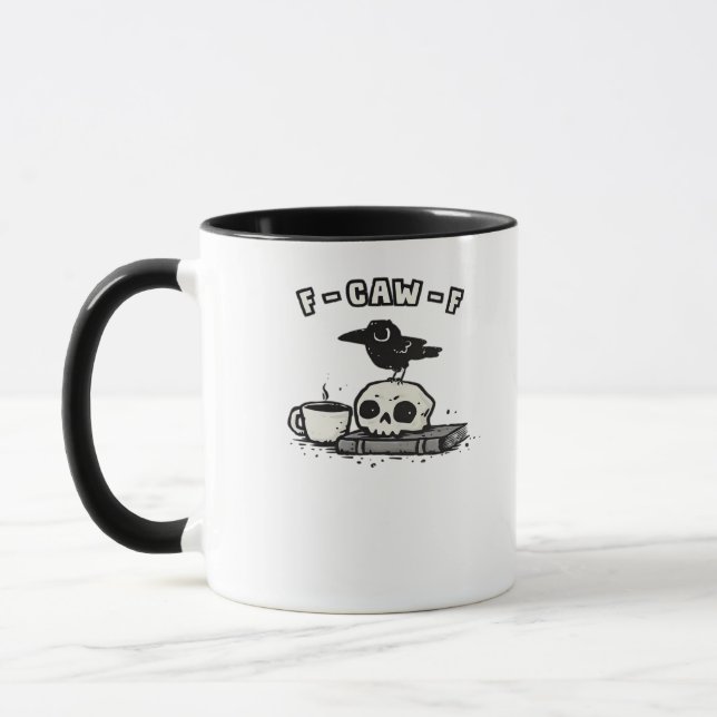 F-Caw-F Classic Cool Unique Mug (Left)