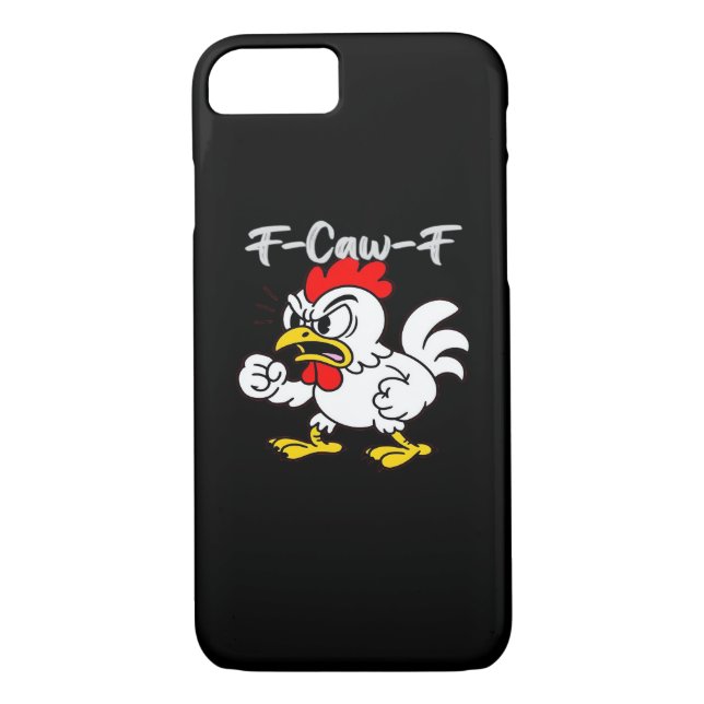 F-Caw-F Classic Creative Casual Case-Mate iPhone Case (Back)