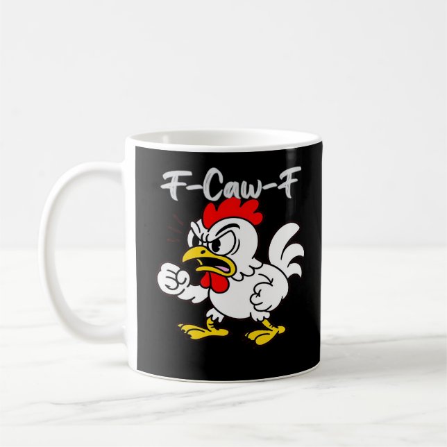 F-Caw-F Classic Creative Casual Coffee Mug (Left)