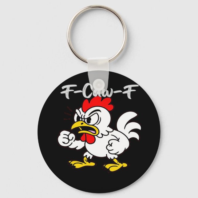 F-Caw-F Classic Creative Casual Key Ring (Front)