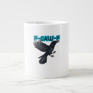 F-Caw-F Classic Creative Casual Large Coffee Mug