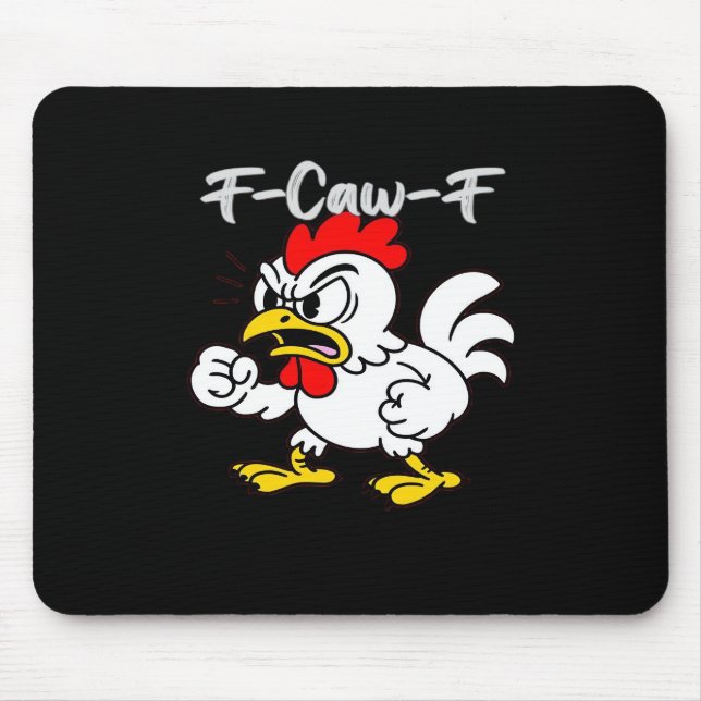 F-Caw-F Classic Creative Casual Mouse Mat (Front)
