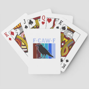F-Caw-F Classic Creative Graphic Playing Cards