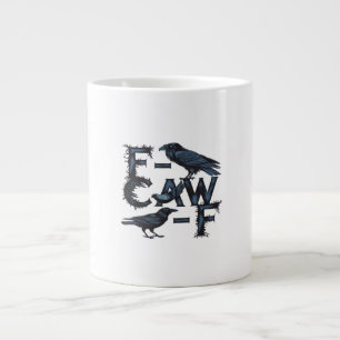 F-Caw-F Classic Creative Style Large Coffee Mug
