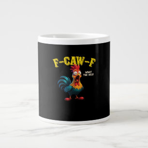 F Caw F Classic Design  Large Coffee Mug