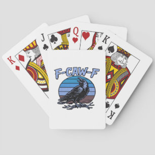 F-Caw-F Classic Funny Retro Playing Cards
