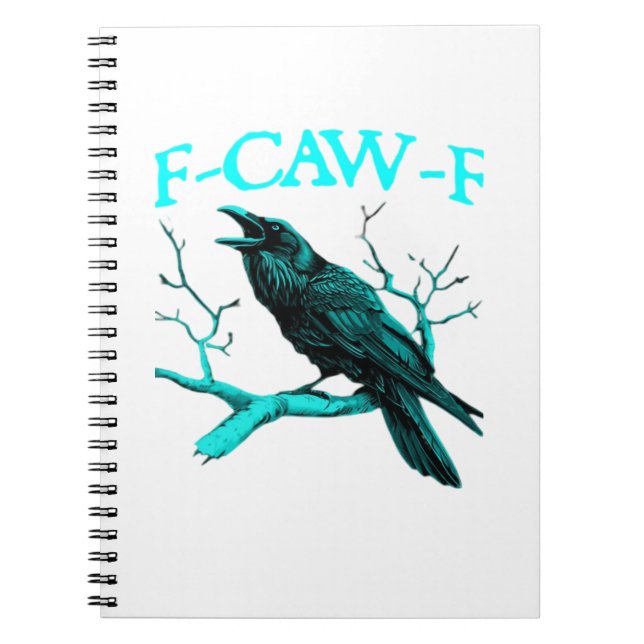 F-Caw-F Classic Funny Trendy Notebook (Front)