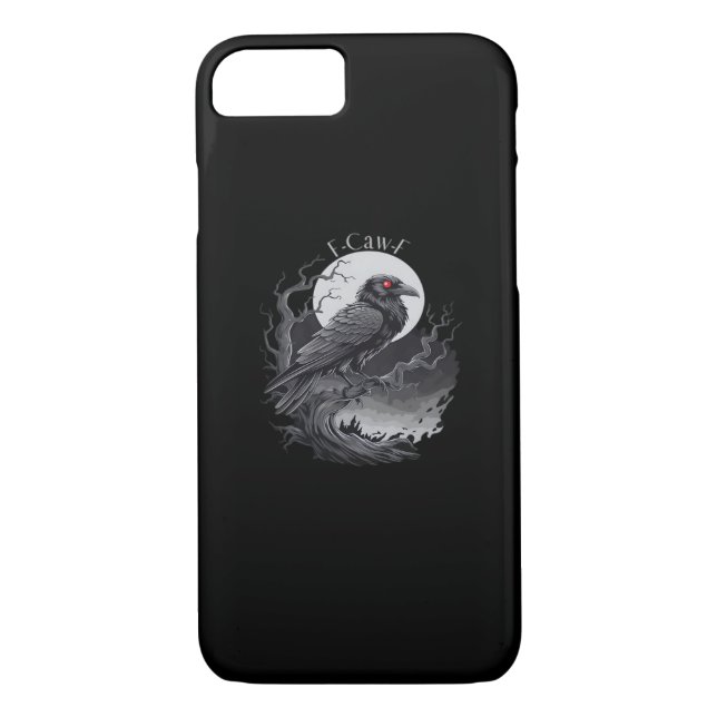 F-Caw-F Classic Minimal Clean Case-Mate iPhone Case (Back)