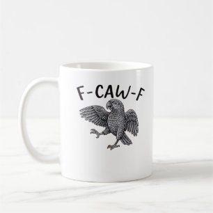 F-Caw-F Classic Minimal Clean Coffee Mug
