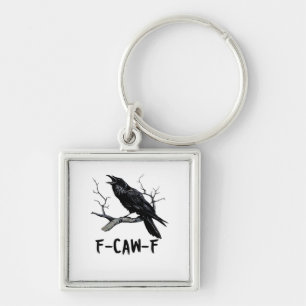 F-Caw-F Classic Minimal Clean Key Ring