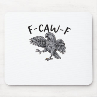 F-Caw-F Classic Minimal Clean Mouse Mat