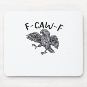 F-Caw-F Classic Minimal Clean Mouse Mat