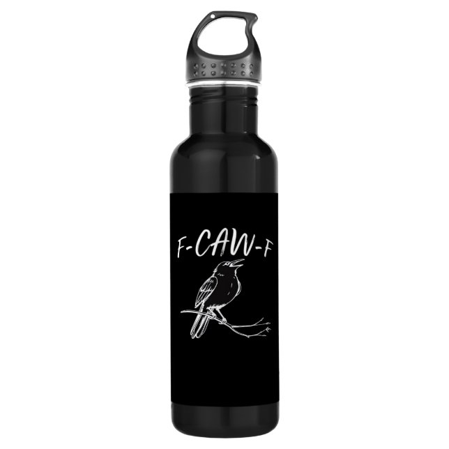 F-Caw-F Classic Retro Style 710 Ml Water Bottle (Front)