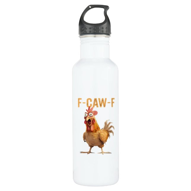 F-Caw-F Classic Retro Style 710 Ml Water Bottle (Front)