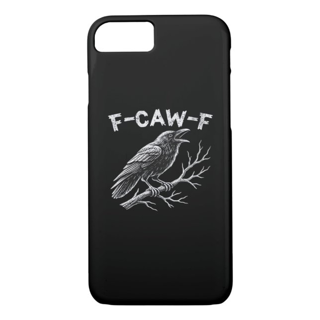 F-Caw-F Classic Retro Style Case-Mate iPhone Case (Back)
