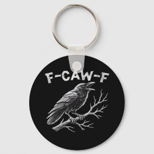 F-Caw-F Classic Retro Style Key Ring