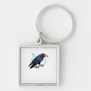 F-Caw-F Classic Simple Clean Key Ring