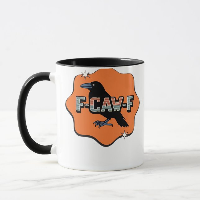 F-Caw-F Classic Trendy Casual Mug (Left)