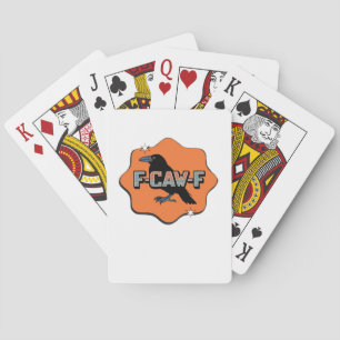 F-Caw-F Classic Trendy Casual Playing Cards
