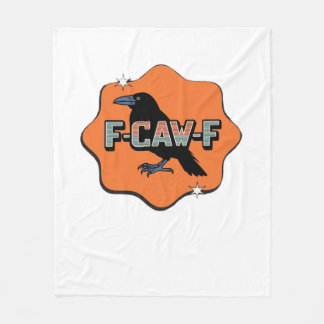 F Caw F Classic Trendy Casual Style Fleece Blanket