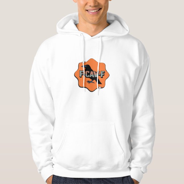 F Caw F Classic Trendy Casual Style Hoodie (Front)