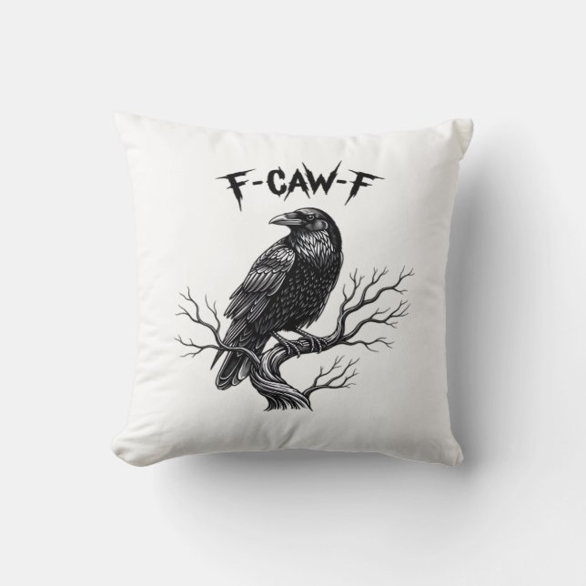 F-Caw-F Classic Trendy Style Cushion (Front)