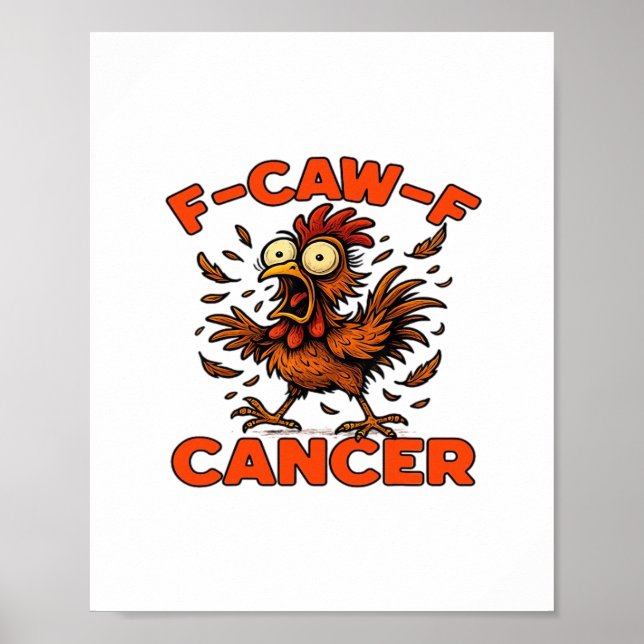 F-Caw-F Classic Vintage Cool Poster (Front)