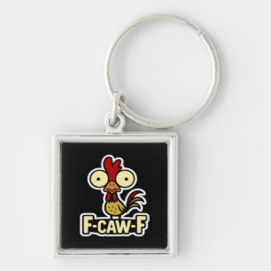 F-Caw-F Classic Vintage Graphic Key Ring