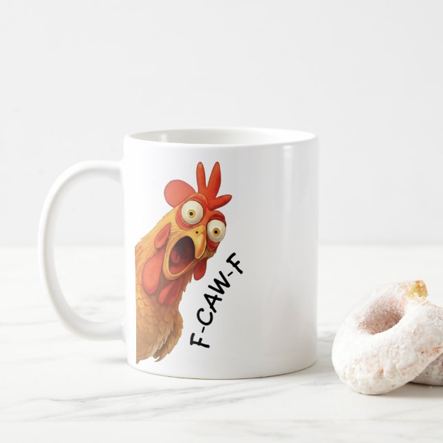 F-CAW-F COFFEE MUG (With Donut)