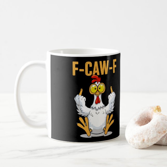F-CAW-F  COFFEE MUG (With Donut)