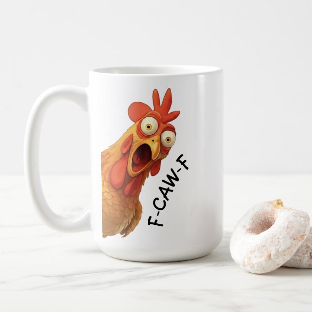 F-CAW-F COFFEE MUG (With Donut)