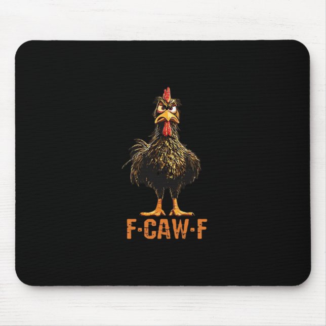 F-Caw-F Creative Casual Mouse Mat (Front)
