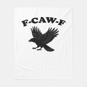 F-Caw-F Creative Style Fleece Blanket