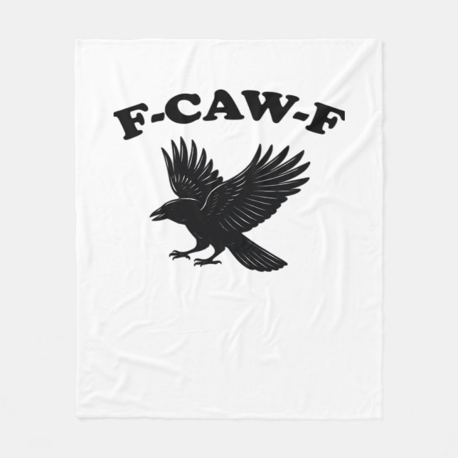 F-Caw-F Creative Style Fleece Blanket (Front)